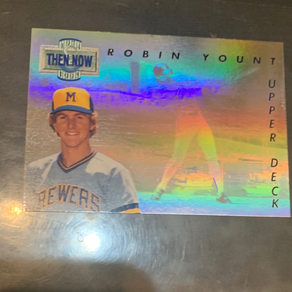Upper Deck 1993 Robin Yount Then & Now Trading Card NRMT